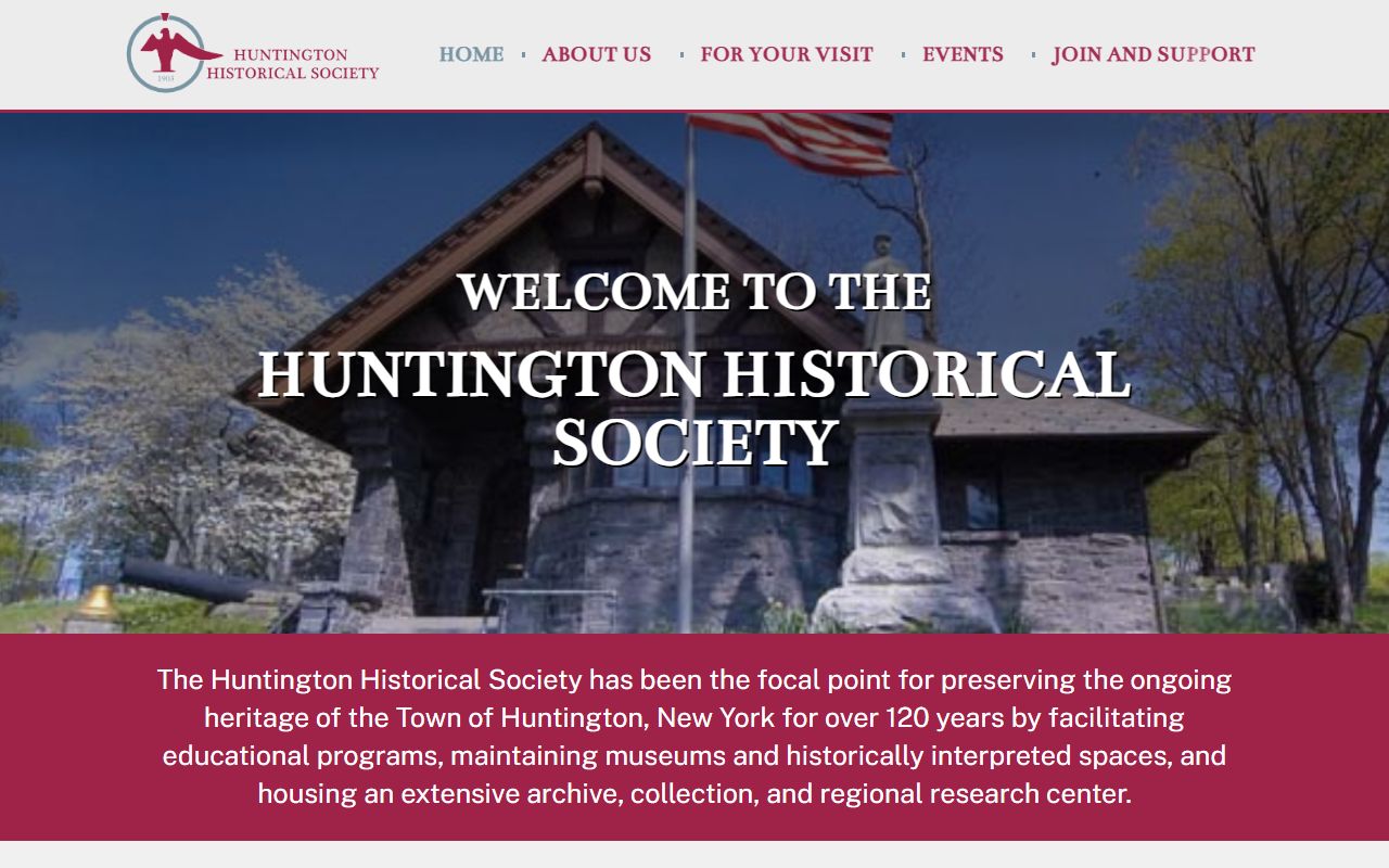 Huntington Historical Society genealogy and local history collections