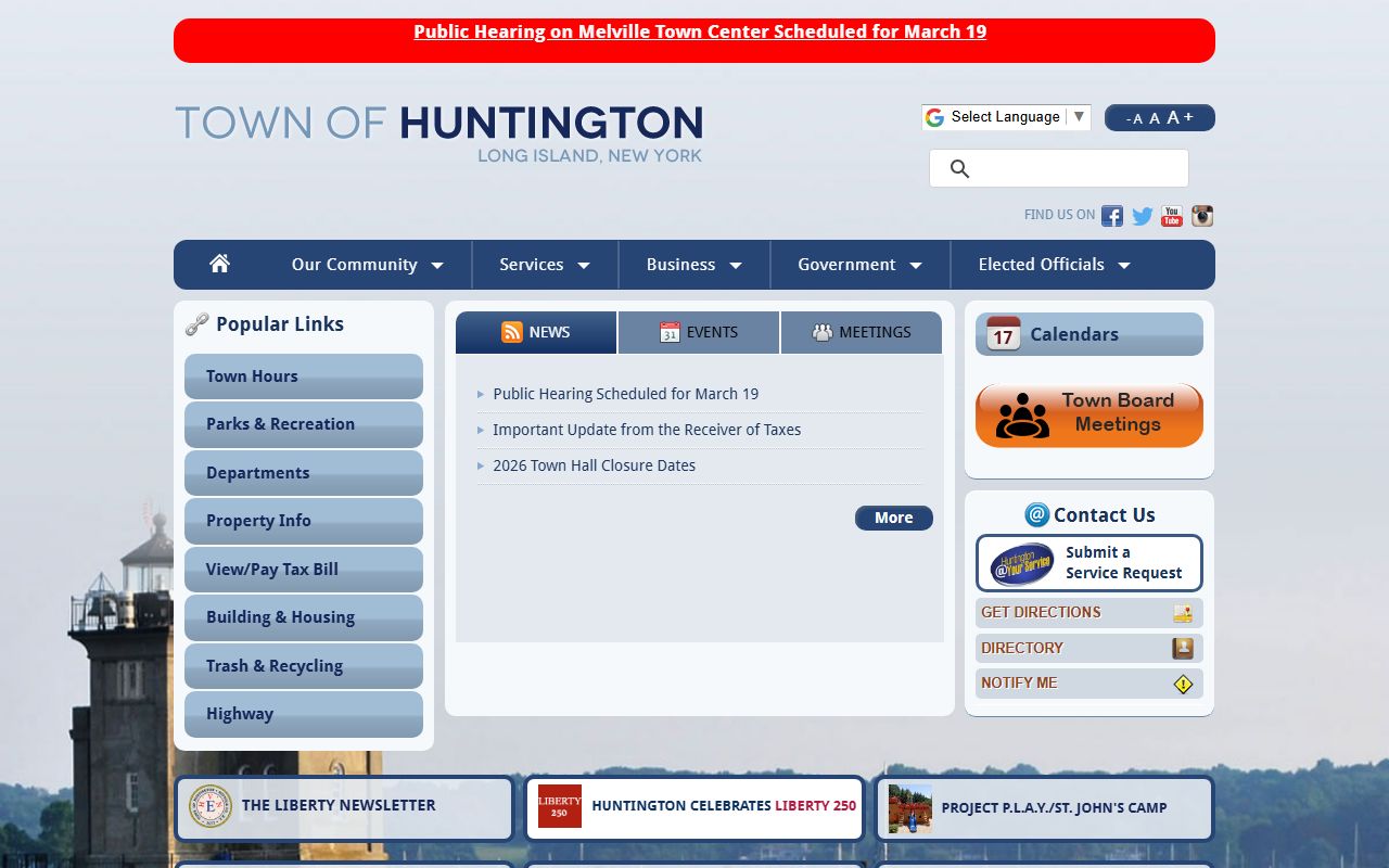 Huntington Town Clerk vital records for genealogy