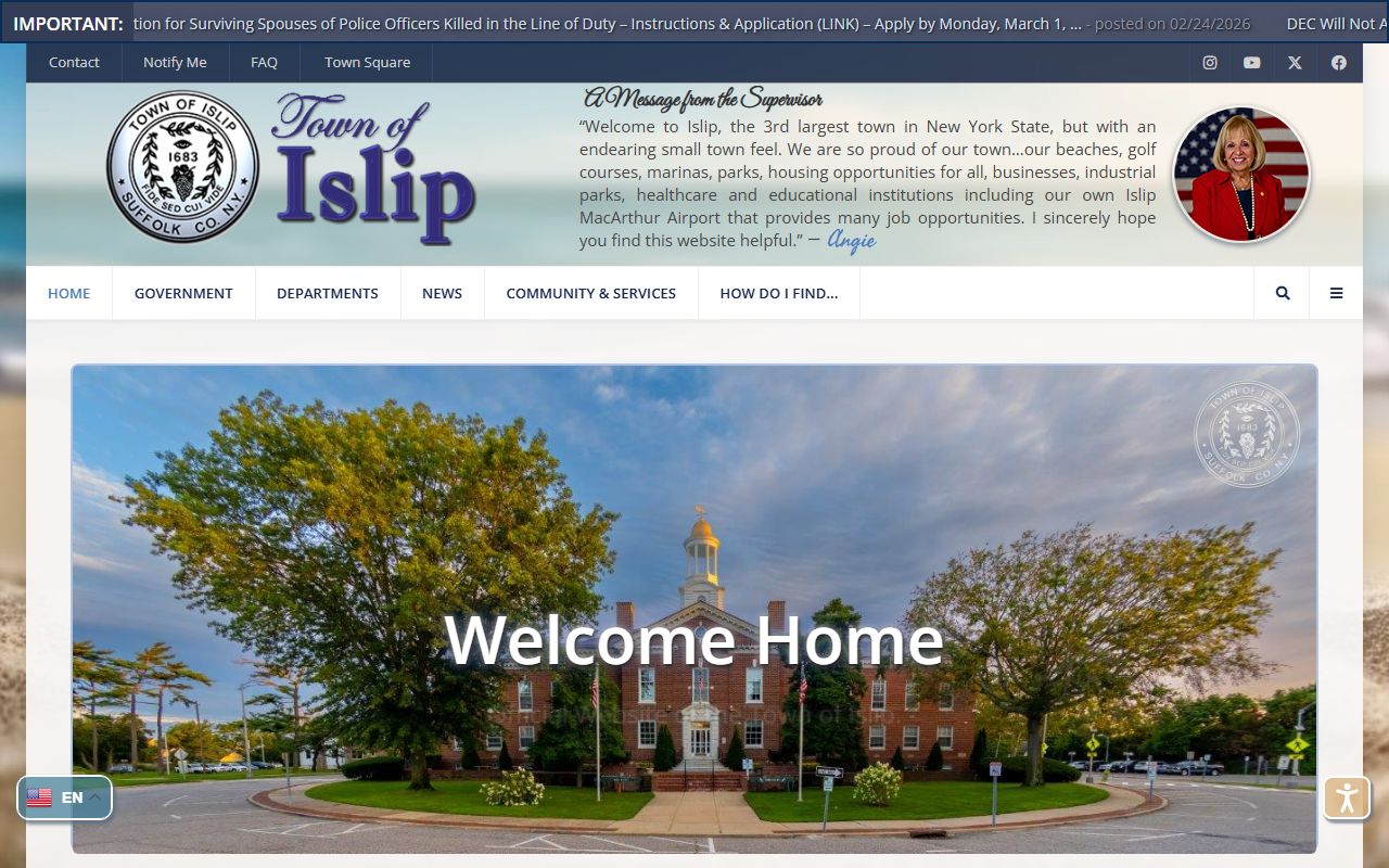 Islip Town Clerk vital records for genealogy