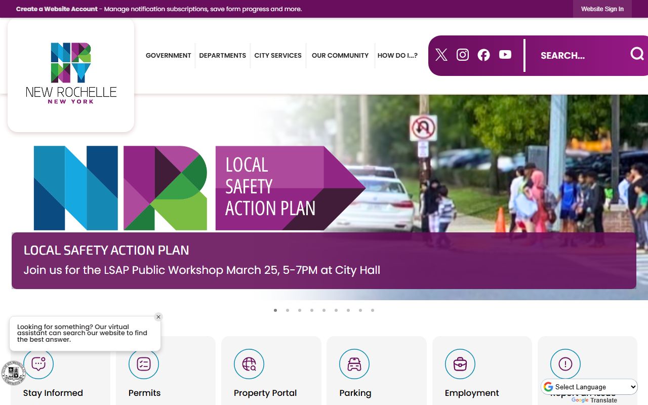 New Rochelle City Clerk vital records for genealogy