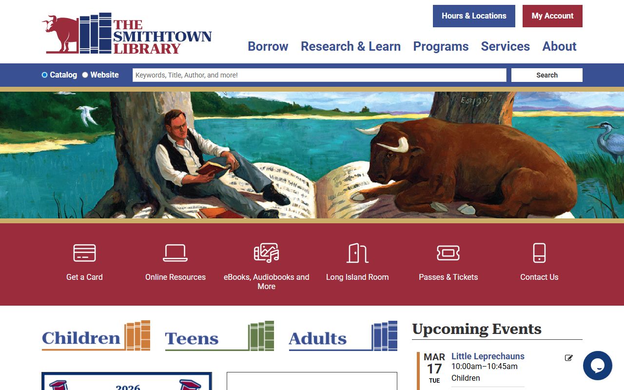 Smithtown Library Richard H. Handley Collection for genealogy