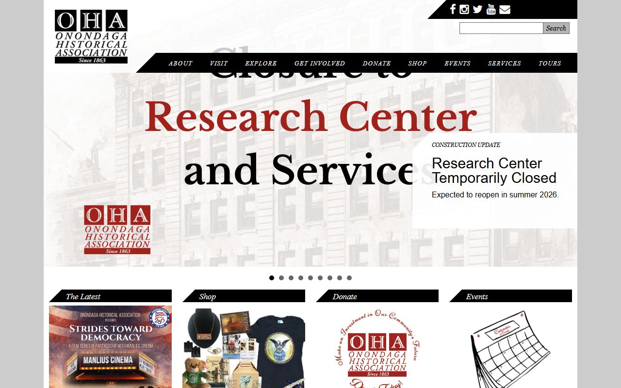 Onondaga Historical Association Syracuse genealogy resources