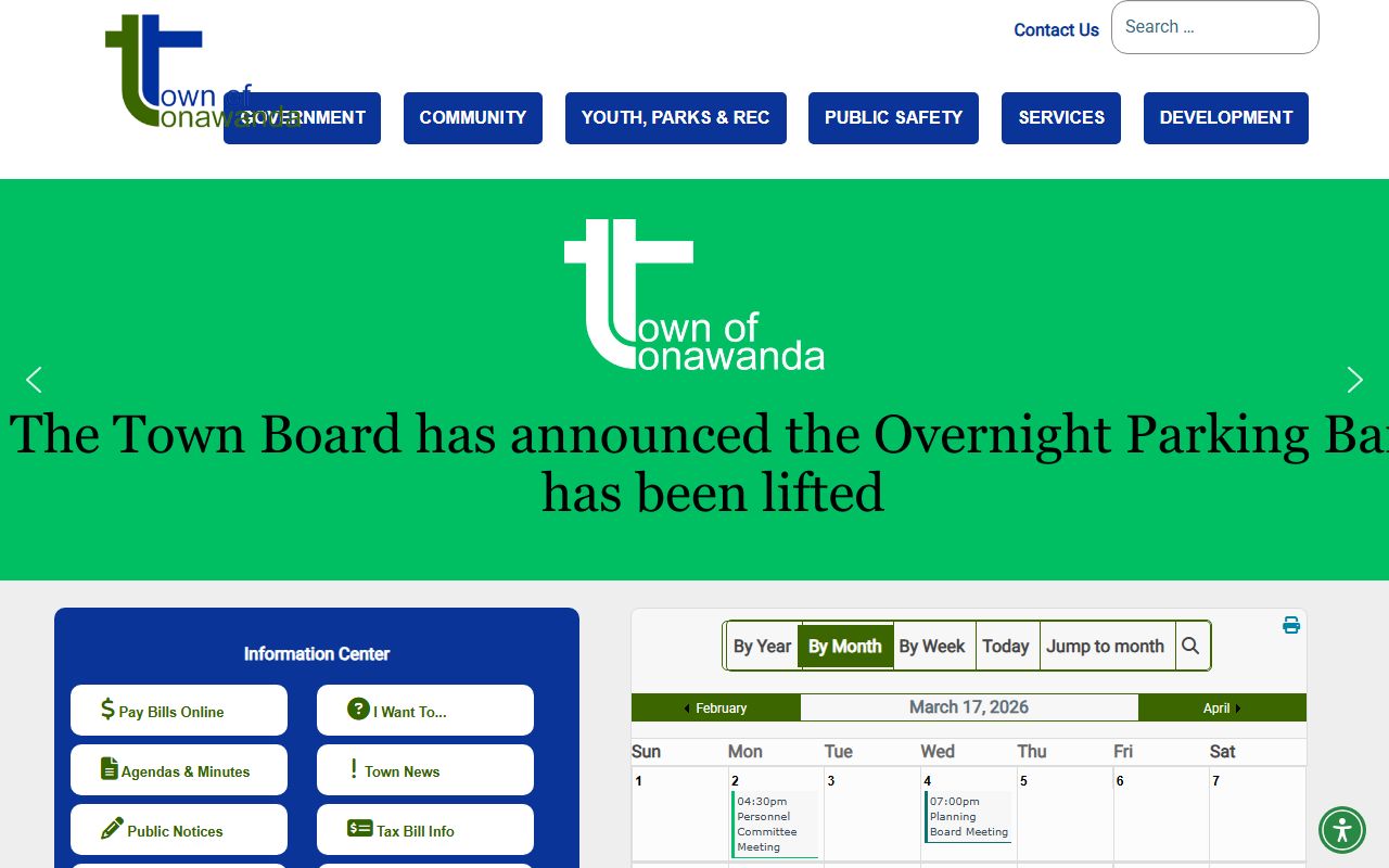 Tonawanda Town Clerk office for Tonawanda genealogy records