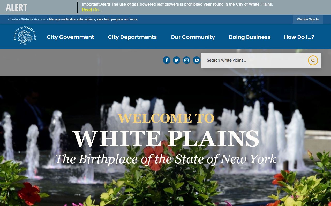 White Plains City Clerk vital records for genealogy