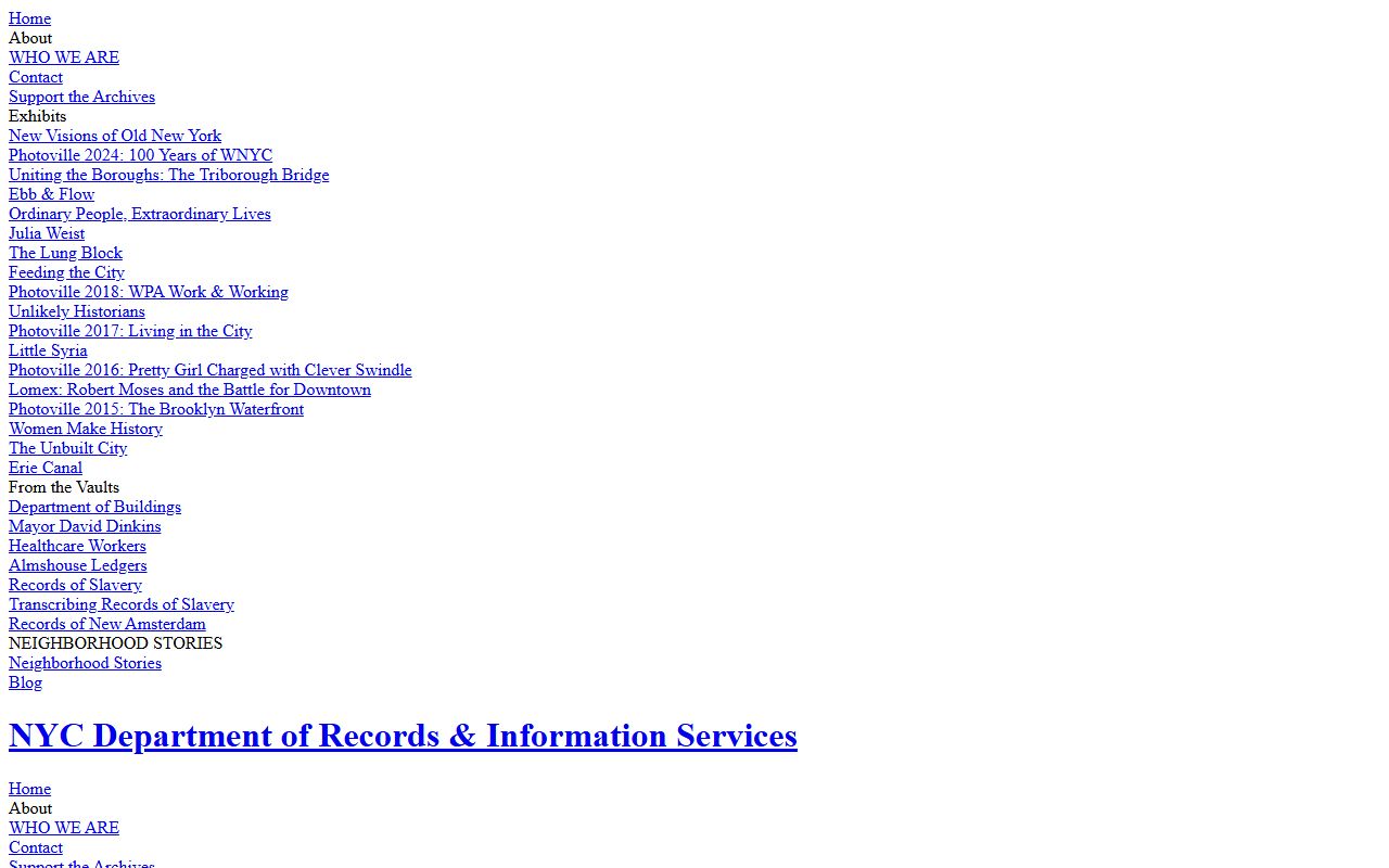 NYC Municipal Archives Bronx County genealogy records