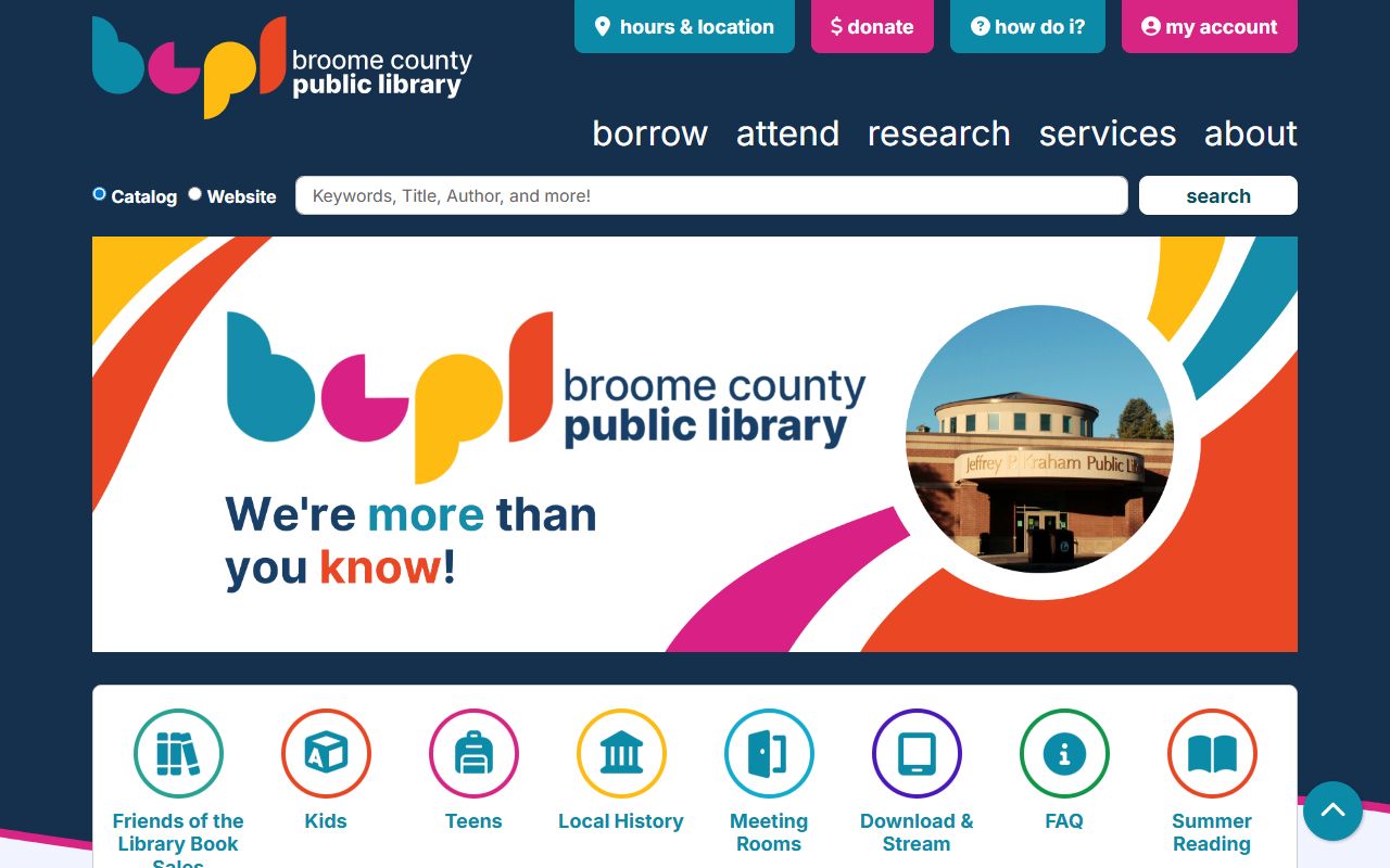 Broome County Public Library genealogy and local history department