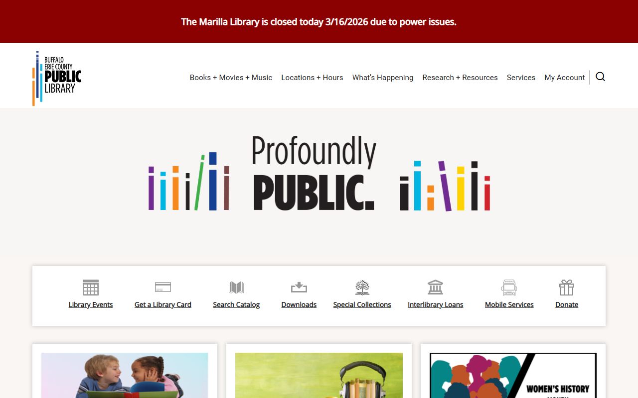 Buffalo and Erie County Public Library genealogy collections