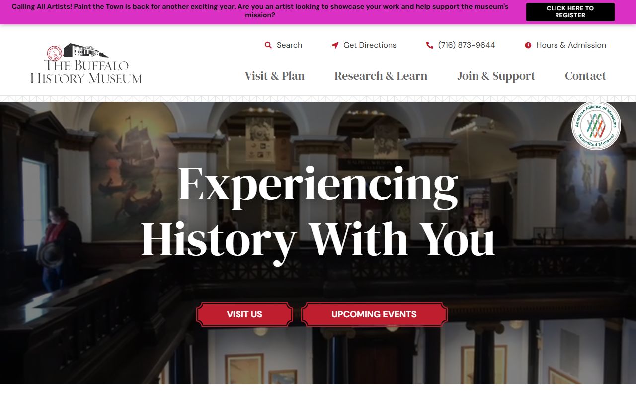 Buffalo History Museum research library for Erie County genealogy