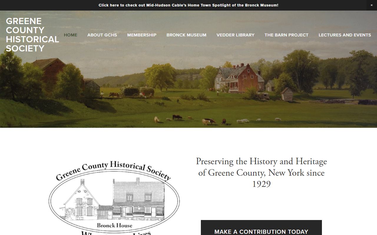 Greene County Historical Society Vedder Research Library genealogy resources