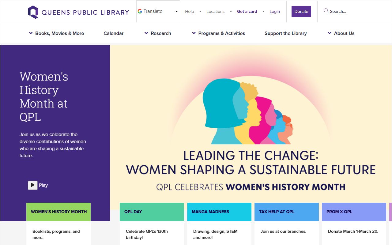 Queens Public Library Archives genealogy resources