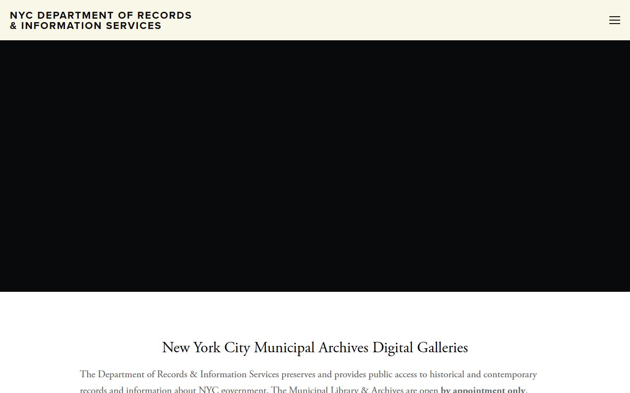 NYC Municipal Archives genealogy portal